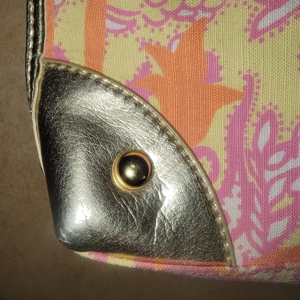 Lilly Pulitzer Originals floral makeup bag clutch